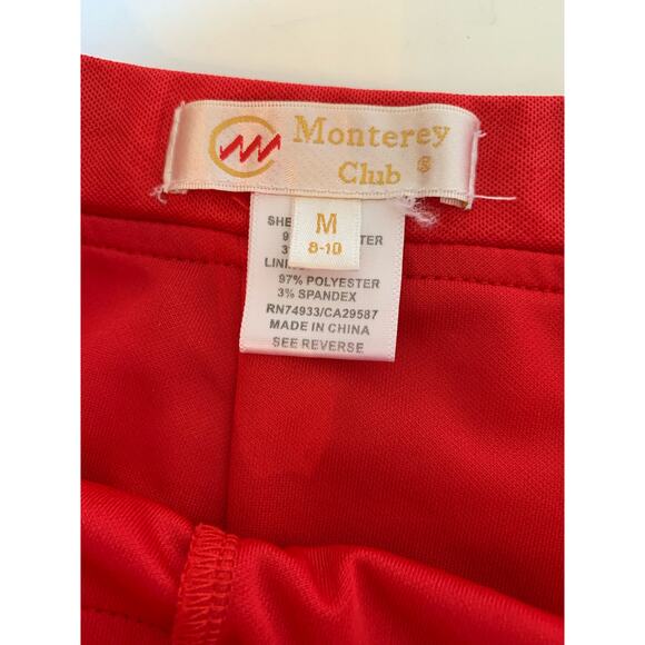 Skort by Monterey Club size medium red - Picture 2 of 9